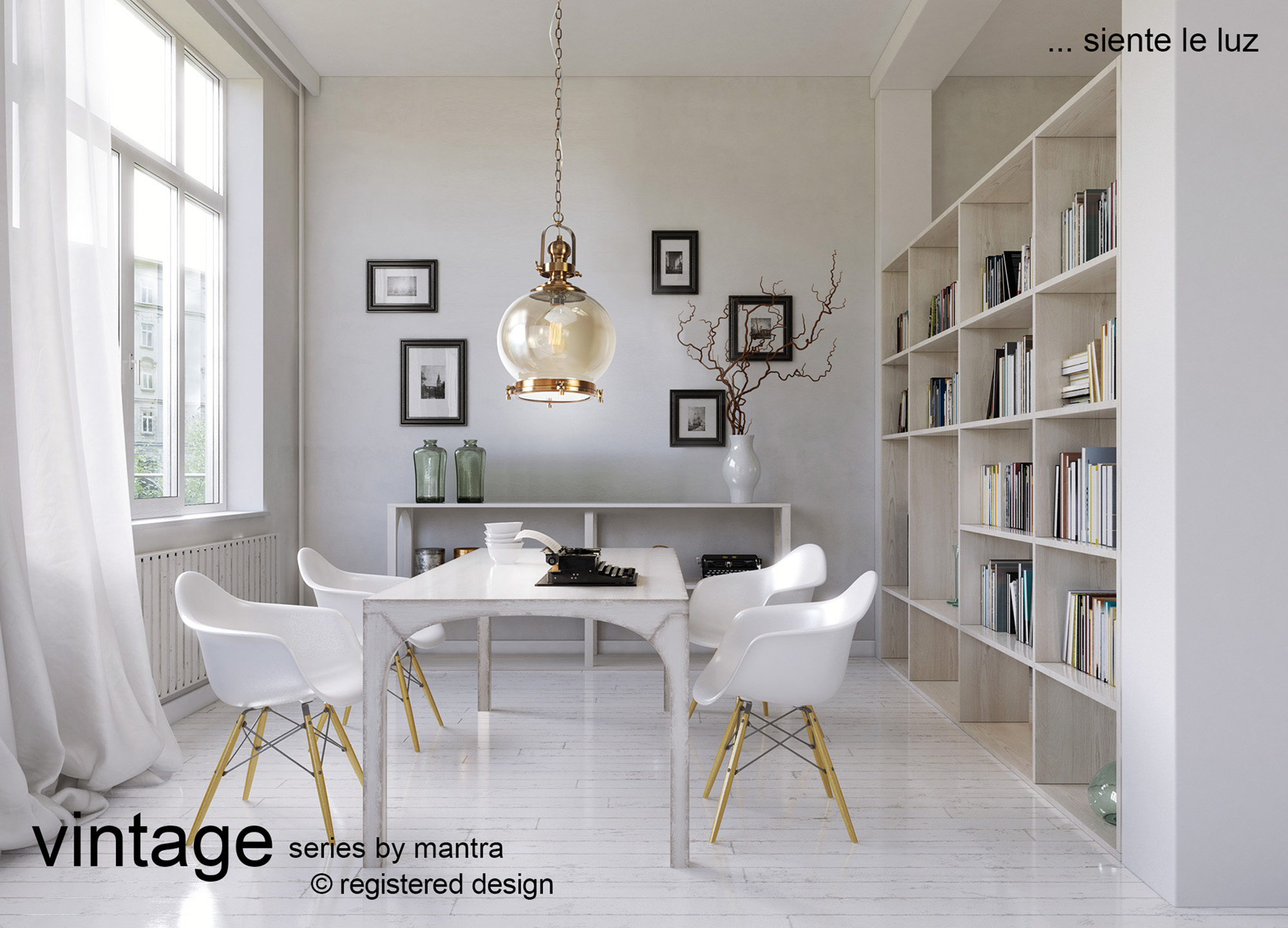 Vintage Ceiling Lights Mantra Single Pendant